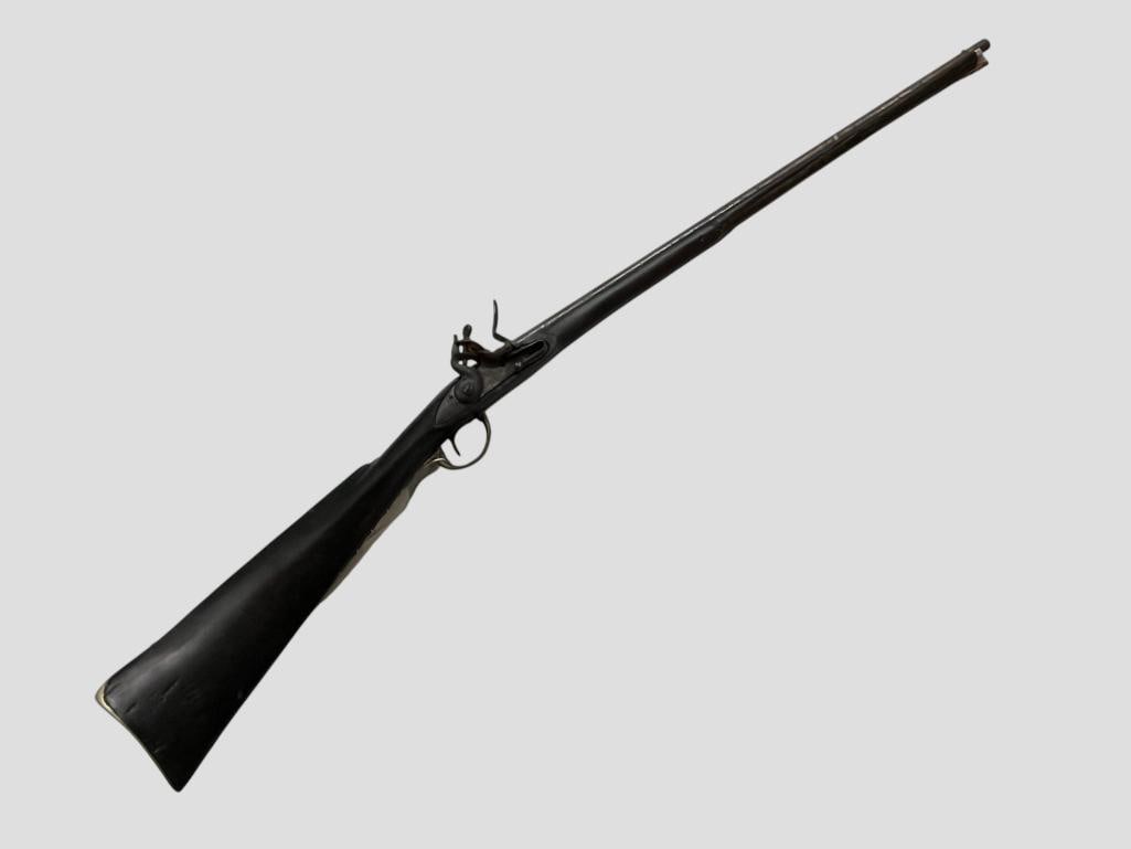 Tower marked flintlock musket: Tower marked flintlock musket. No other visible markings. Overall length approx. 45 inches.