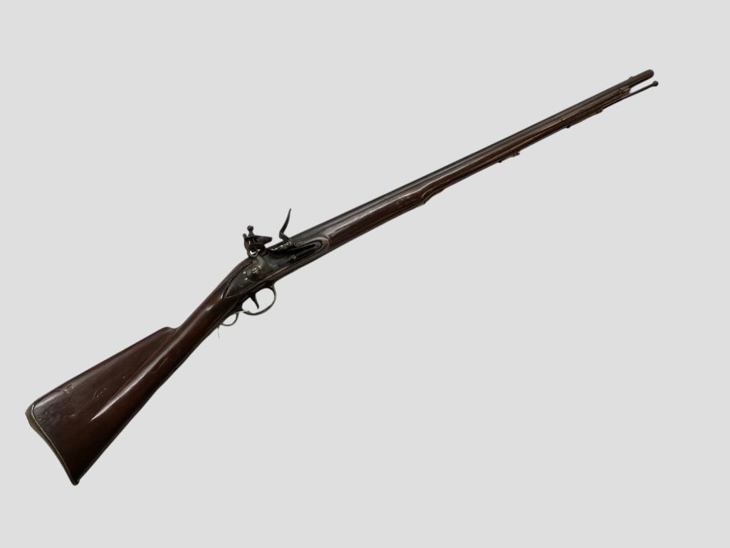 Brown Bess India Pattern Musket: Brown Bess India Pattern Musket. c. 1812. Tower and GR cypher marked lock. Overall length approx. 54.5 inches.