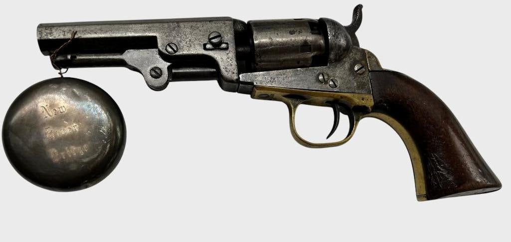 Named Antique Colt model 1849 Pocket Pistol (1 of 11)