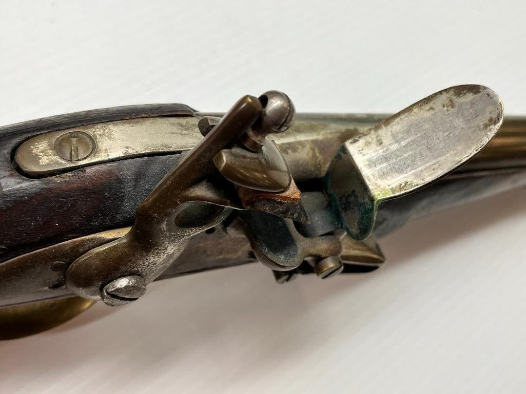 Unmarked Flintlock Pistol - 3