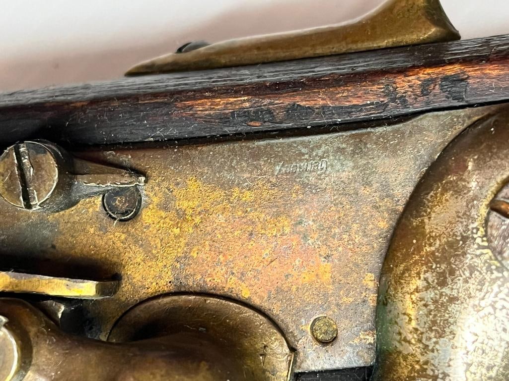 Unmarked Flintlock Pistol - 6