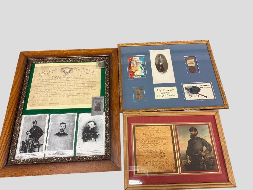 Promotion Paper, G.A.R. Encampment ribbons etc. (1 of 10)