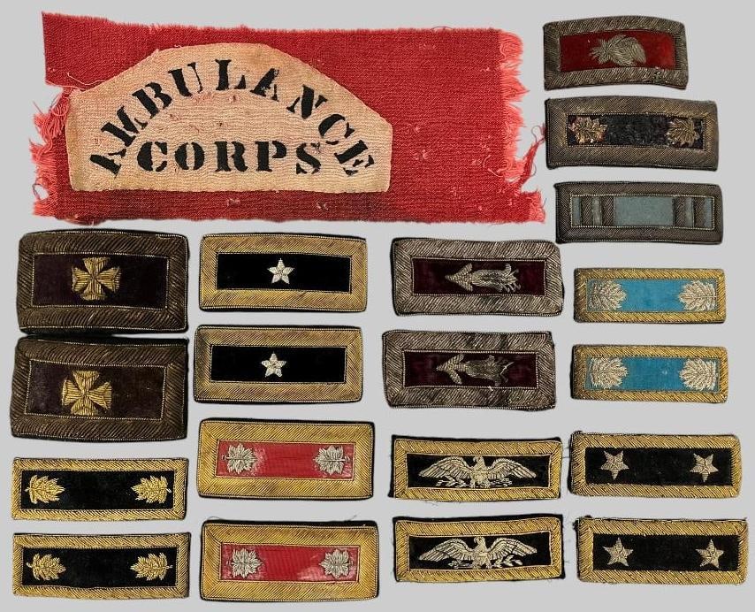 Shoulder Boards and Ambulance Corps Armband (1 of 5)