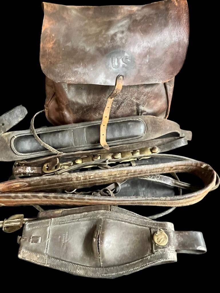 Horse Tack and U.S. marked Saddle Bag (1 of 8)
