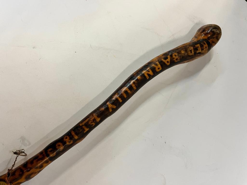 2 Named Walking Sticks - 2