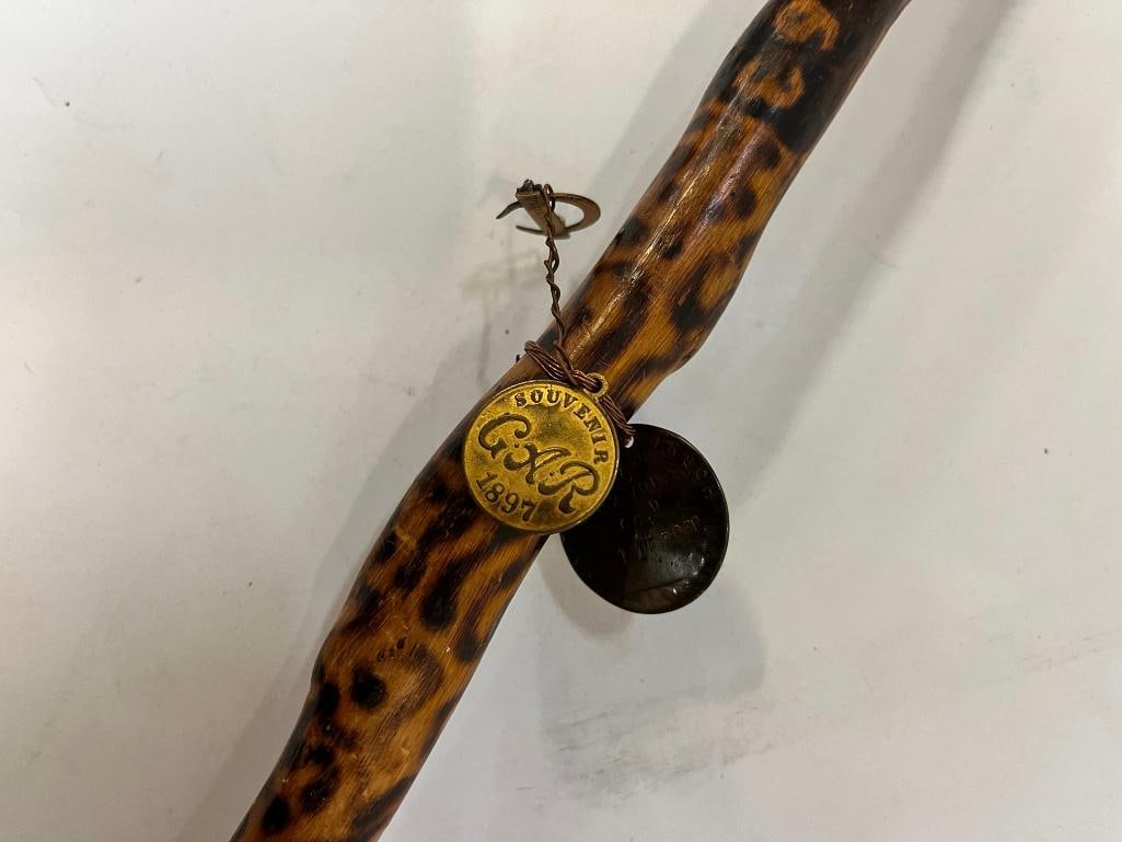 2 Named Walking Sticks - 3