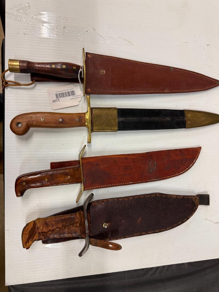 4 Large Knives - 9