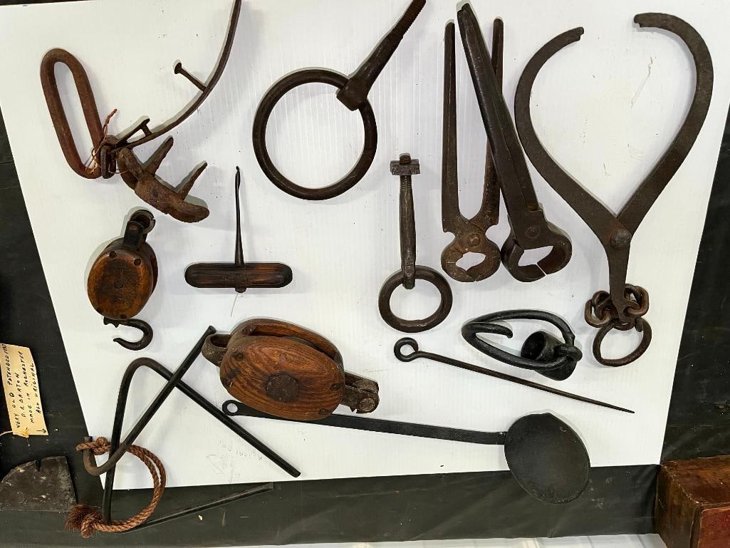 Axes, Pulleys, tools etc. - 17