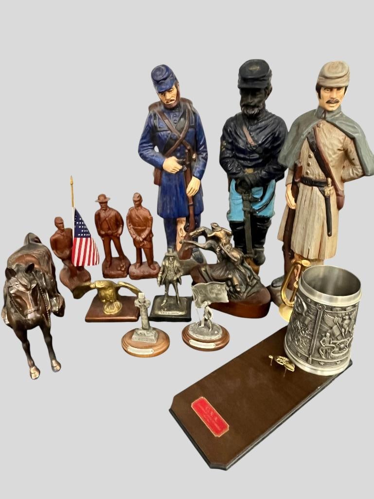Civil War Soldier statues and more (1 of 6)