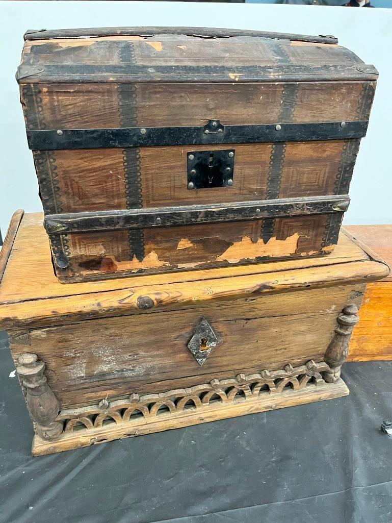 4 Wood Boxes - 3
