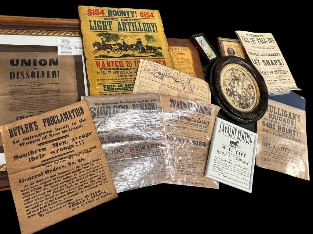 Civil War posters, prints etc. (1 of 9)