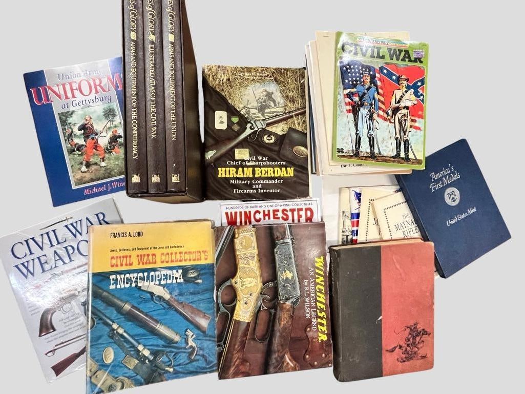 Civil War books, Winchester Books etc. (1 of 7)