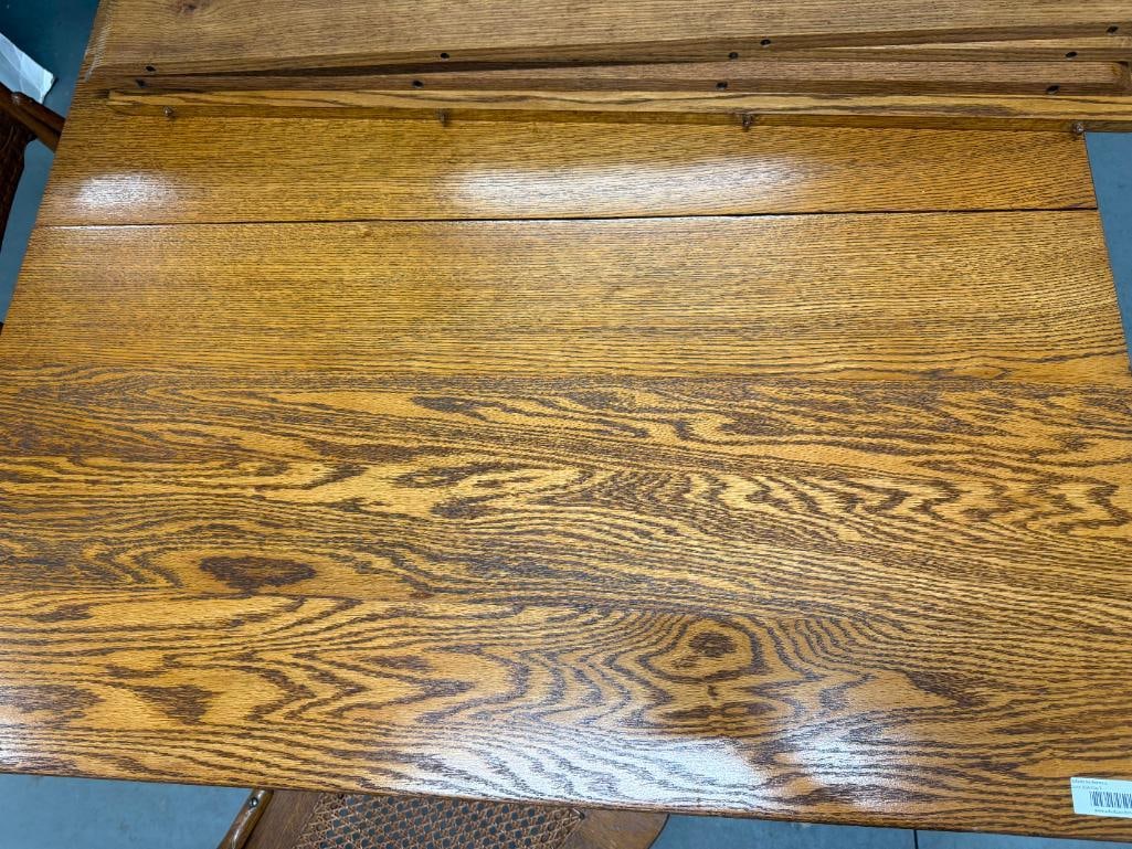 Oak Dining Table and 6 chairs - 2