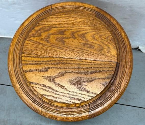 Oak Chamber Pot - 2