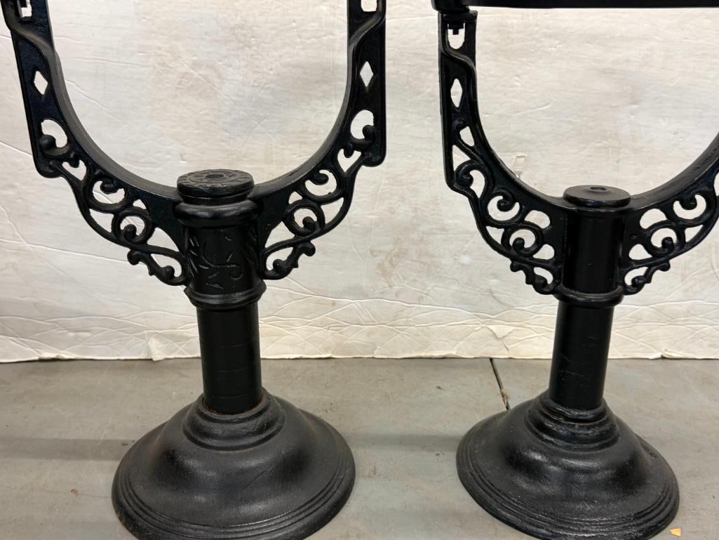 2 Industrial Side Tables - 4