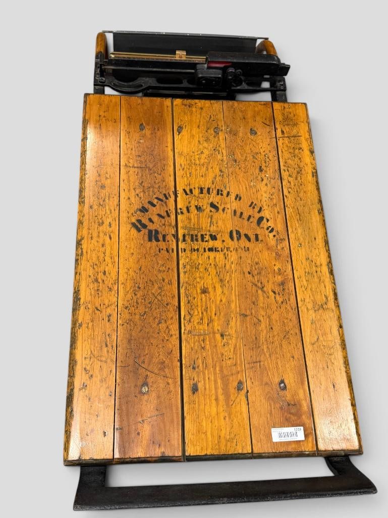 Antique Grain Scale / Coffee Table - 2