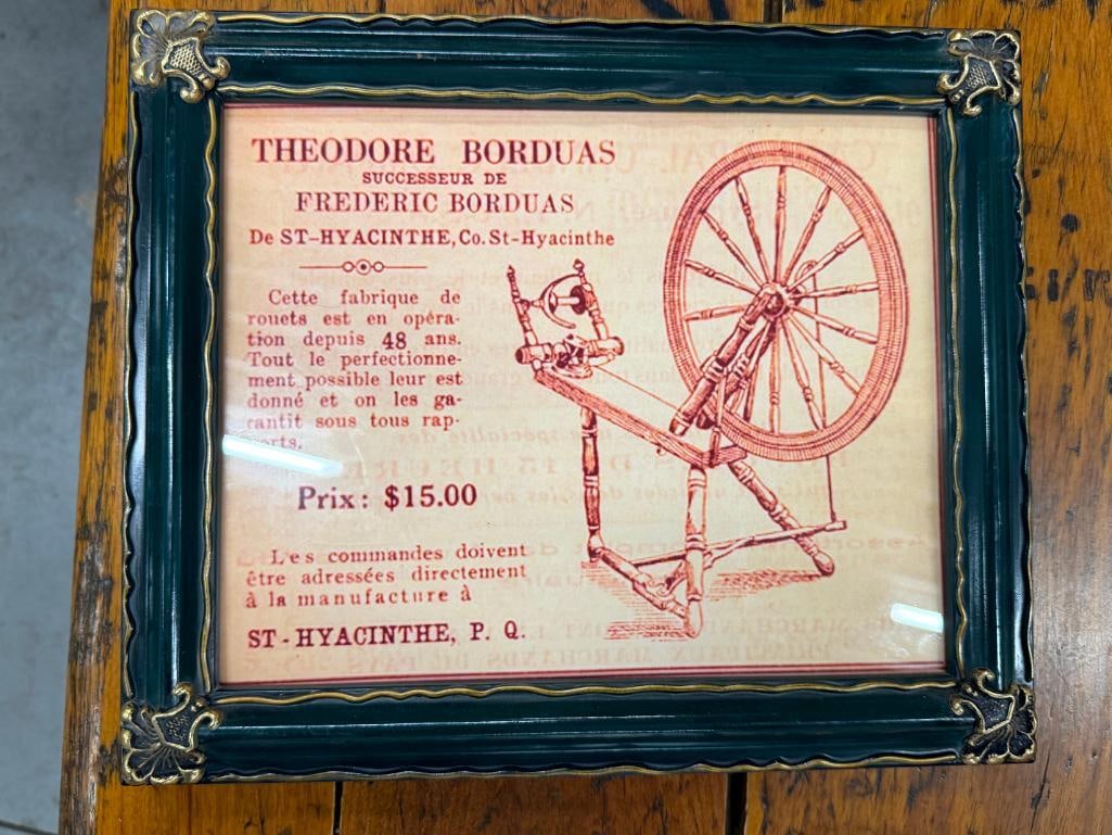 Oak Spinning Wheel - 7