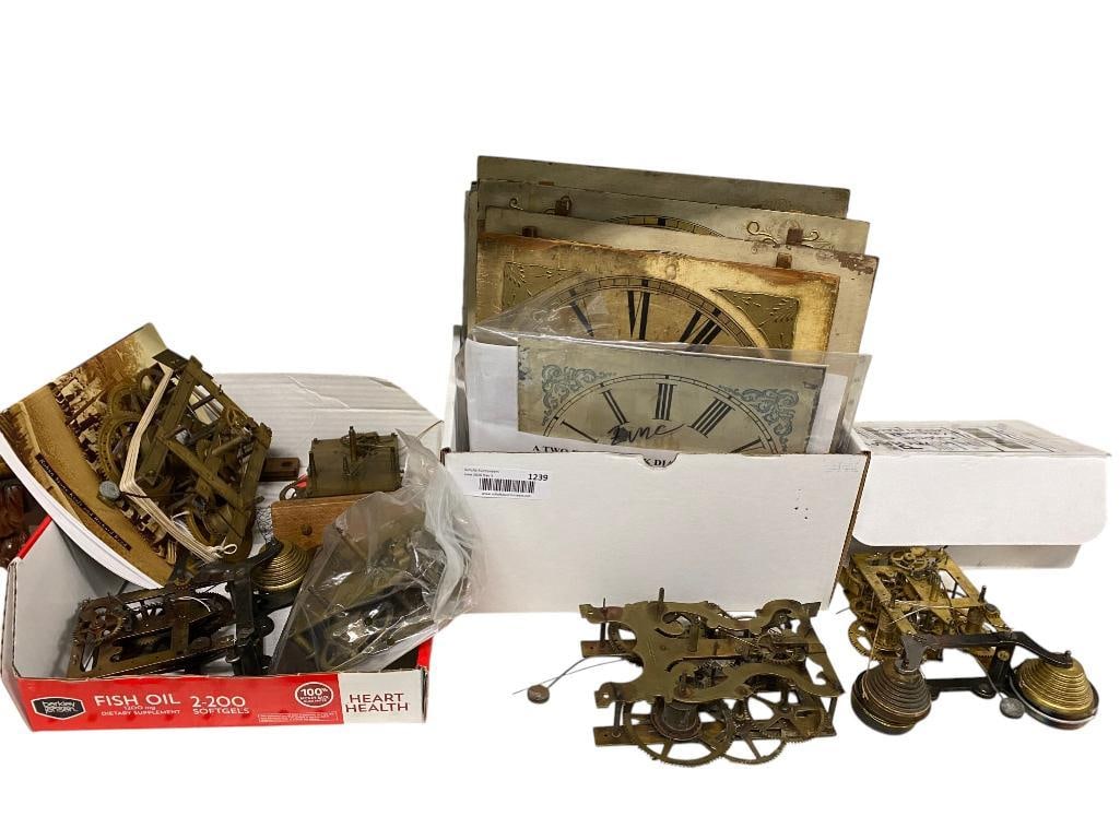 Clock works, faces and more: Clock works, faces and more.