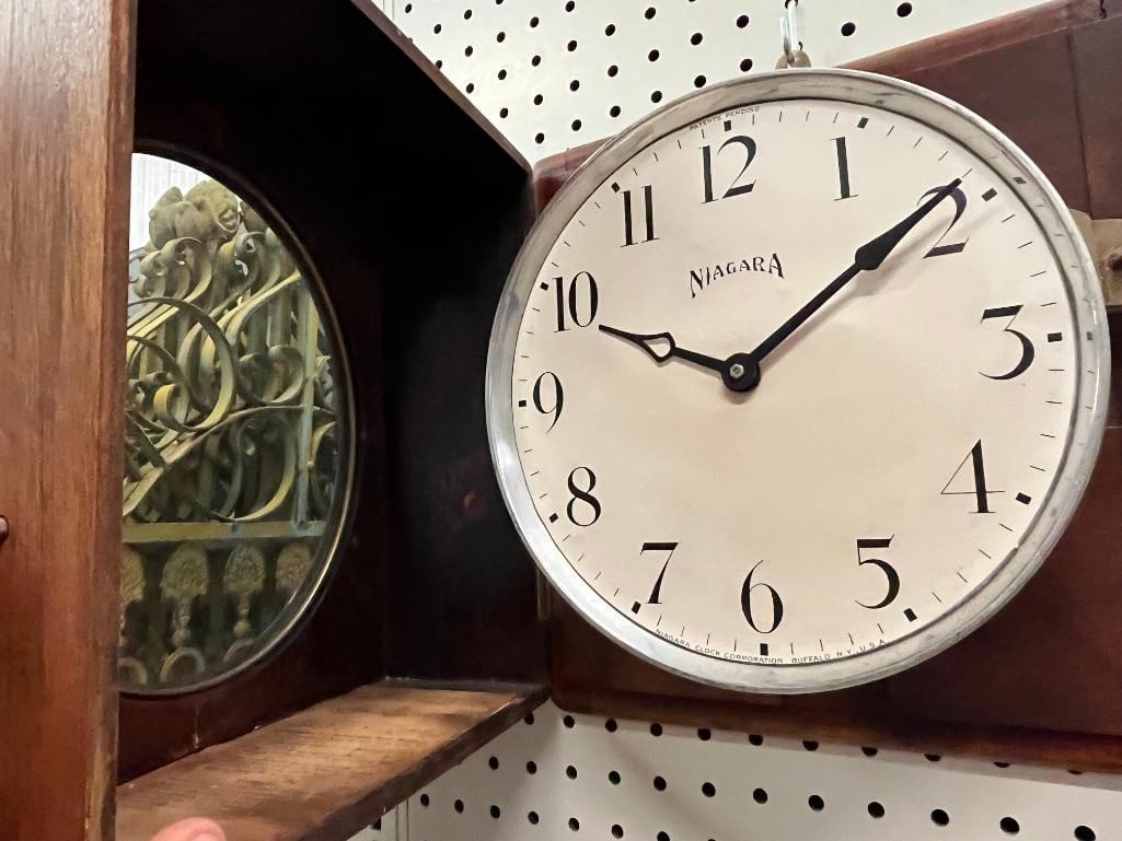 Niagara Oak Wall Clock - 4