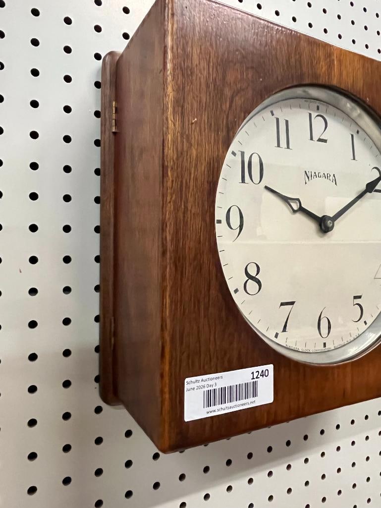 Niagara Oak Wall Clock - 5