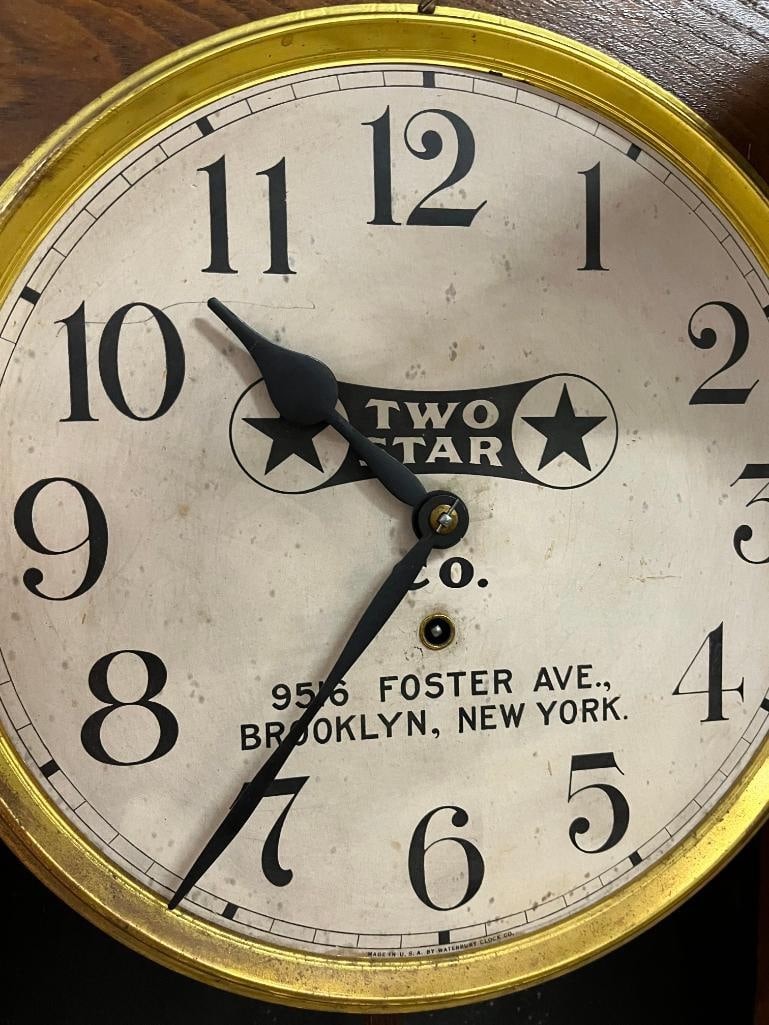 Two Star Co. Advertising Wall Clock - 2