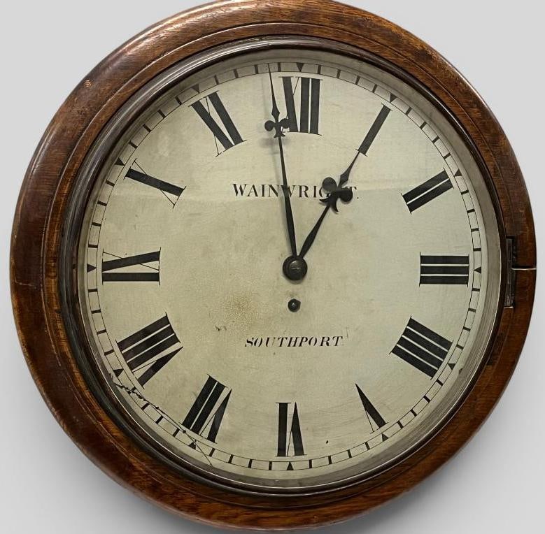 Wainwright Southport Oak Wall Clock (1 of 5)