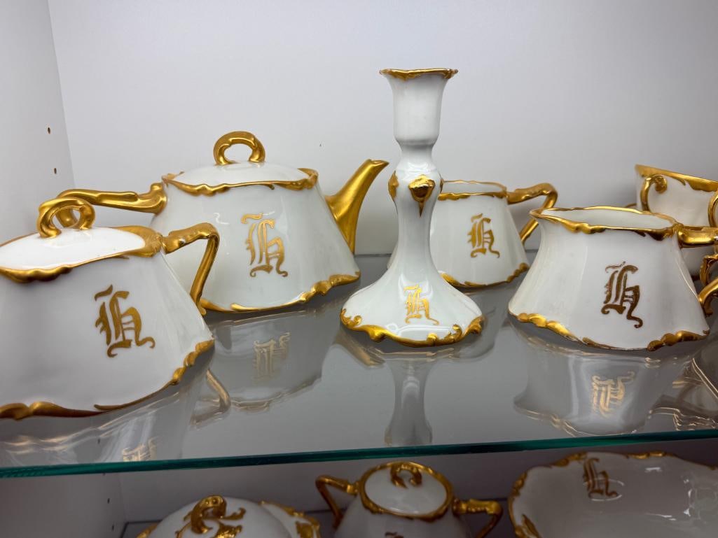 French Limoge Gold Gilt Dinnerware (1 of 19)