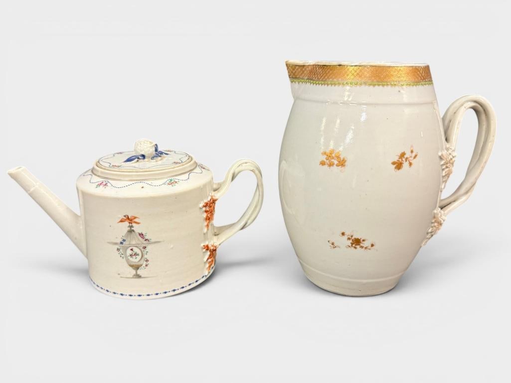 Chinese Export Teapot and Pitcher (1 of 11)