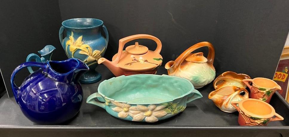 Group of Roseville Pottery, Hall Pitcher etc. (1 of 16)