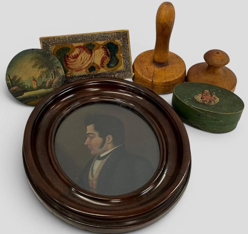 Antique Portrait, butter stamps and more (1 of 11)