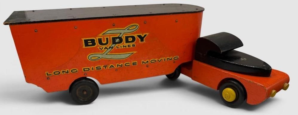 Buddy L Van Lines Moving Truck: Buddy L Van Lines Moving Truck. Approx. 27 x 8 x 6 inches.