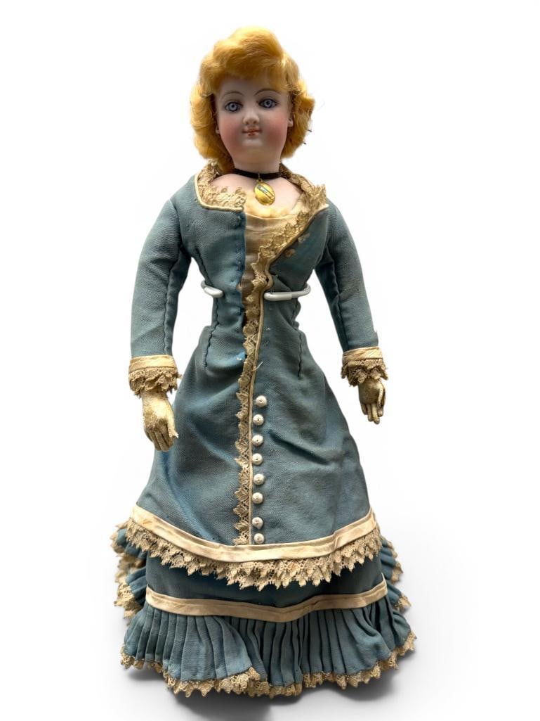 Antique French Fashion Doll: Antique French Fashion Doll. Approx. 14 inches.