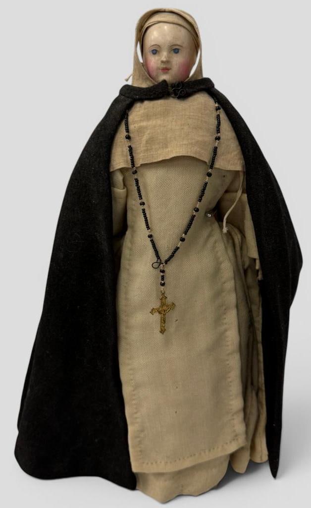 Antique Composition Nun doll (1 of 4)
