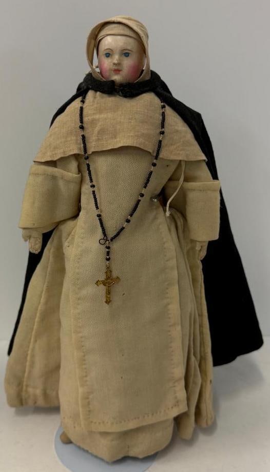 Antique Composition Nun doll - 2