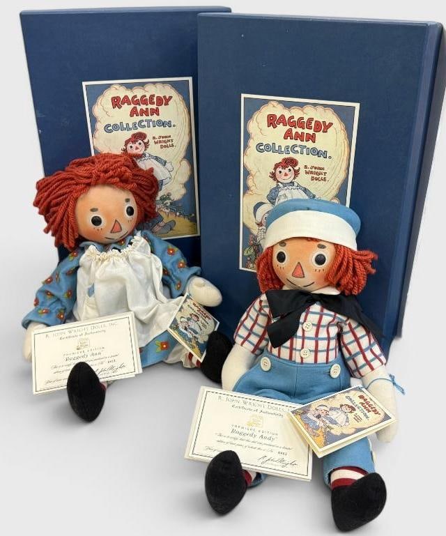 R. John Wright Raggedy Ann & Andy dolls (1 of 11)
