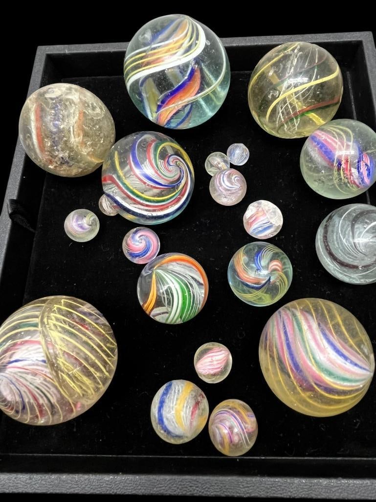 20 Vintage Swirl Marbles (1 of 11)