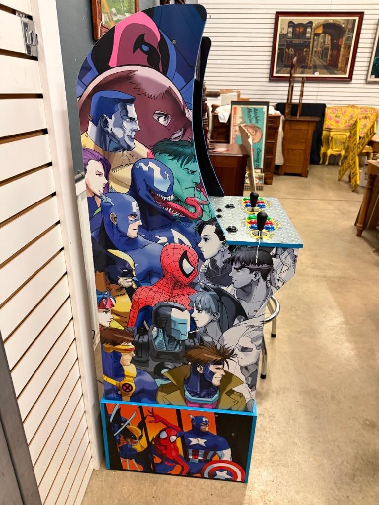 Marvel vs. Capcom Arcade Game and Stool - 6