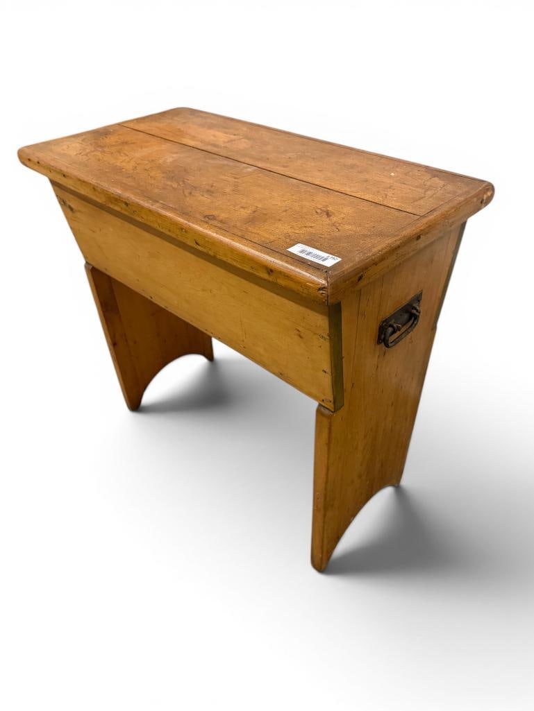 Antique Pine Dough Box Table - 2