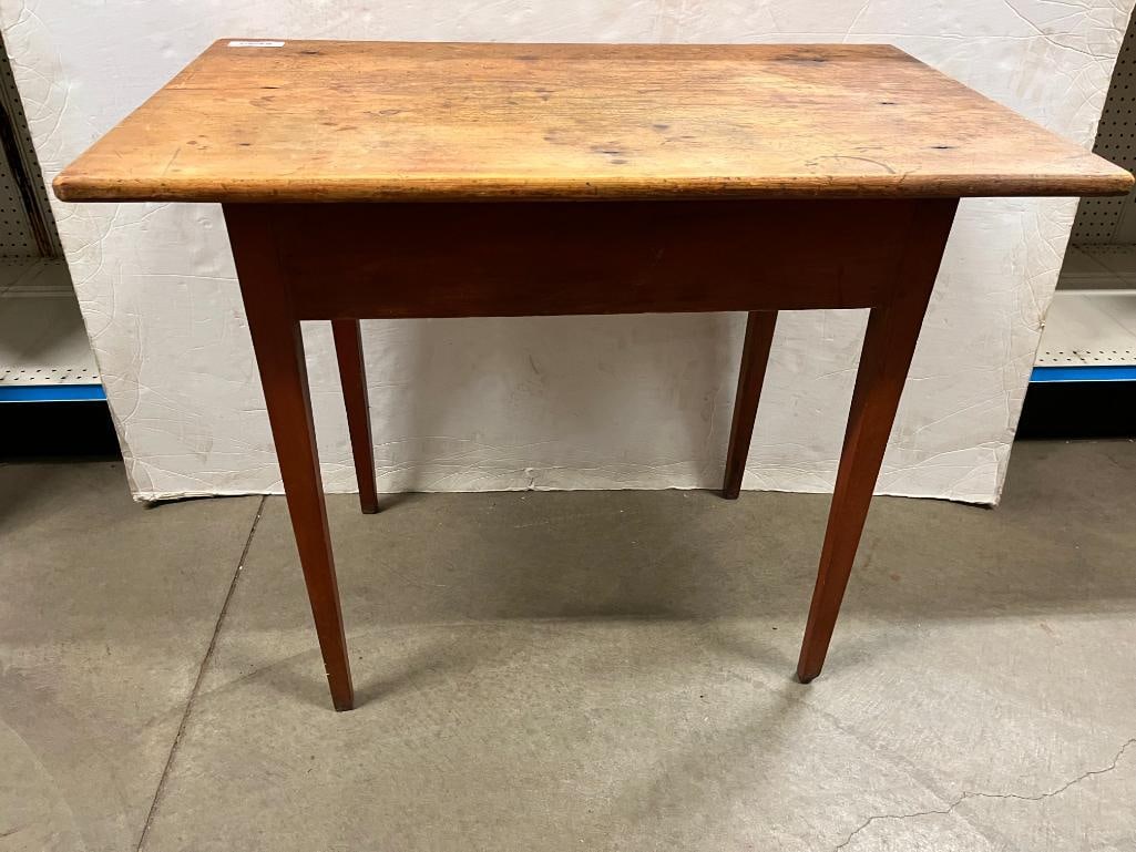 Antique Single Drawer Table - 4