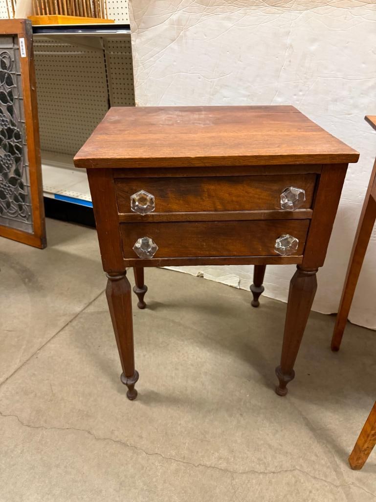 2 Antique Side Tables - 3