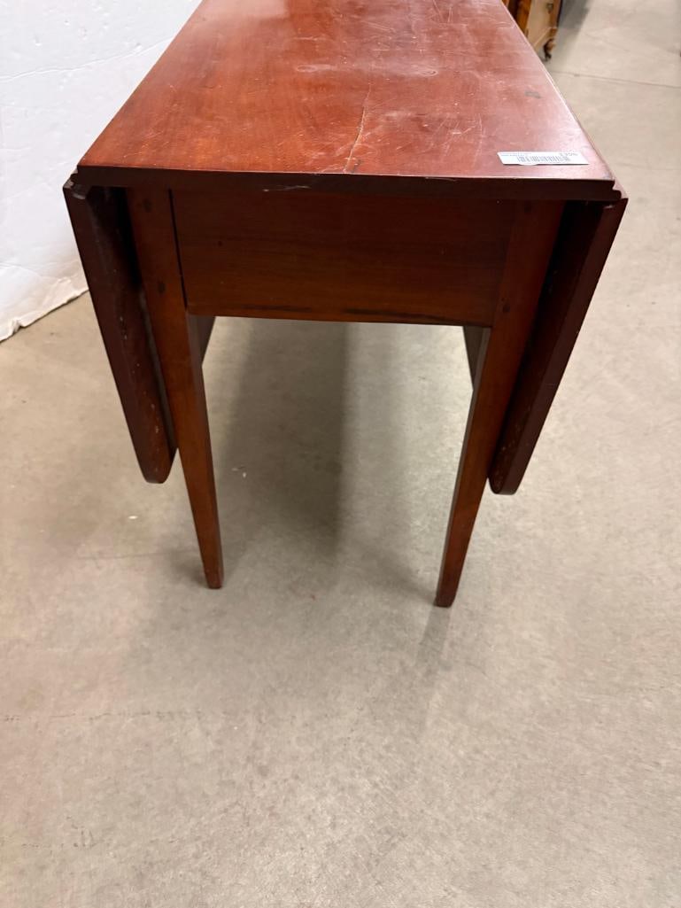 Antique Drop Leaf Table - 3