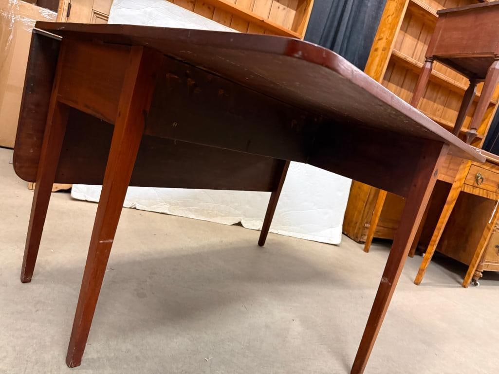 Antique Drop Leaf Table - 5