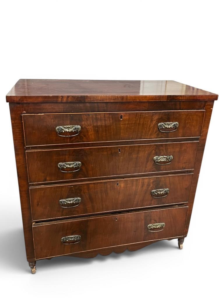 Antique Mahogany Dresser (1 of 8)