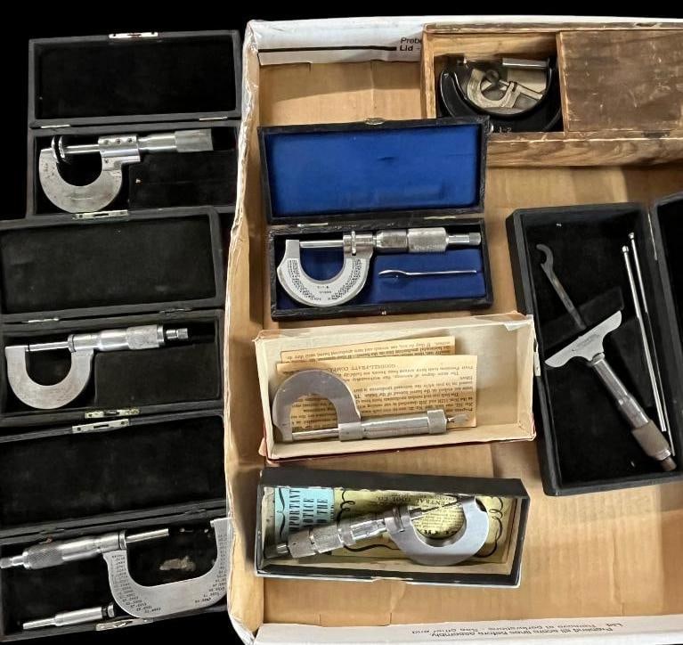 8 Micrometers / Machinists Tools (1 of 5)
