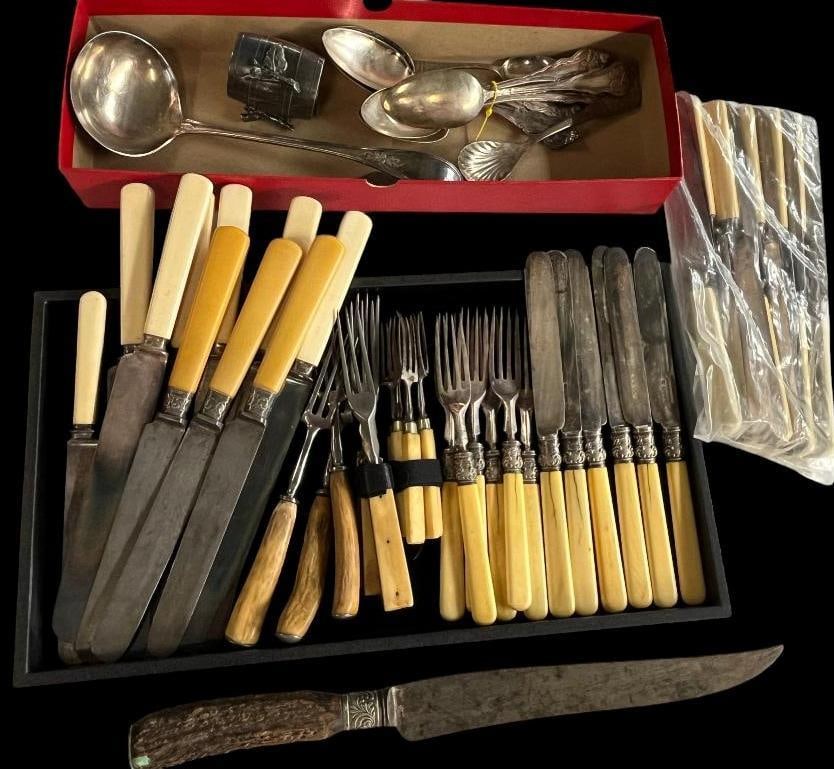 Silver plated flatware and more: Silver plated flatware and more.