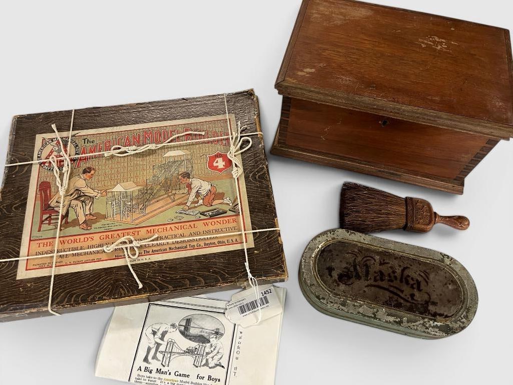 American Model Builder toy and Antique Scale (1 of 4)