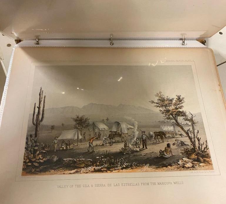 United States Pacific Railroad Expeditions and Surveys: United States Pacific Railroad Expeditions and Surveys prints. Approx. 54 images.