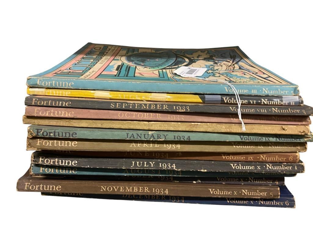 13 Issues of 1930's Fortune Magazine (1 of 9)