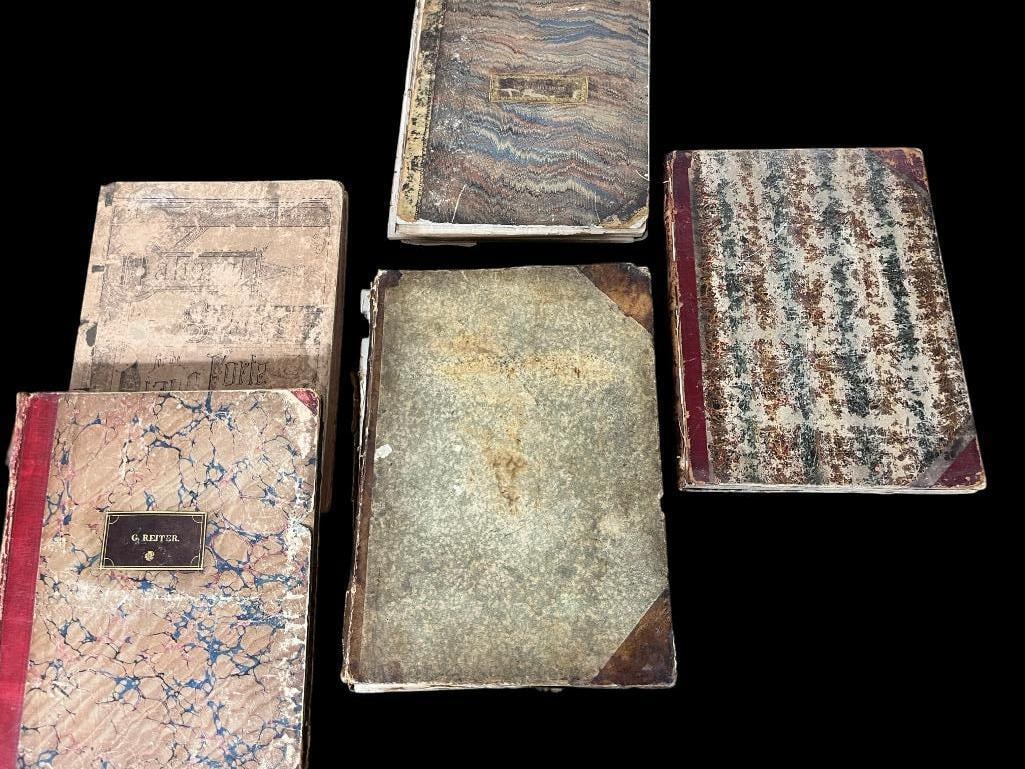 6 Antique Music Books: 6 Antique Music Books