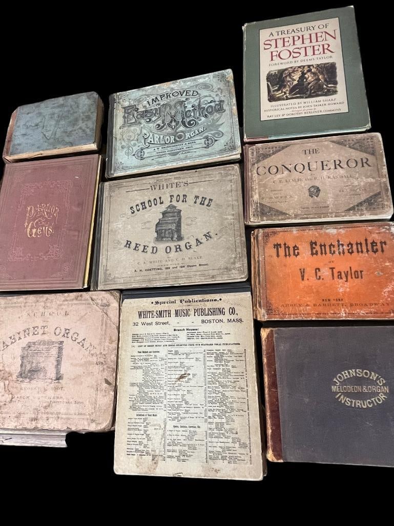 10 Antique Music Books: 10 Antique Music Books